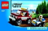 Notice / Instructions de Montage - LEGO - City - 4437 - La course poursuite en forêt: Page 1