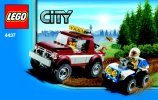 Notice / Instructions de Montage - LEGO - City - 4437 - La course poursuite en forêt: Page 1