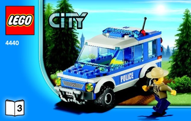 Notice / Instructions de Montage - LEGO - 4440 - Forest Police Station: Page 1