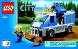 Notice / Instructions de Montage - LEGO - 4441 - Police Dog Van: Page 1