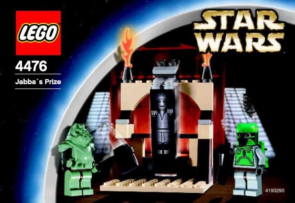 Notice / Instructions de Montage - LEGO - 4476 - Jabba's Prize: Page 1