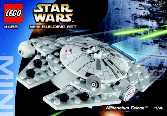 Notice / Instructions de Montage - LEGO - 4488 - MINI Millennium Falcon™: Page 1