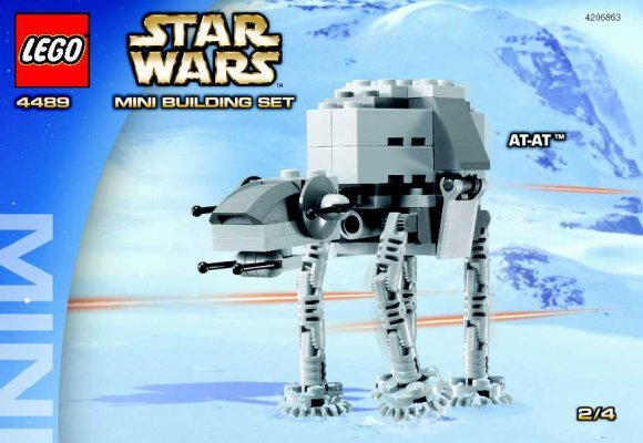 Notice / Instructions de Montage - LEGO - 4489 - MINI AT-AT™: Page 1