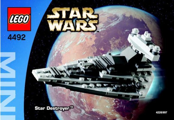 Notice / Instructions de Montage - LEGO - 4492 - MINI Star Destroyer™: Page 1