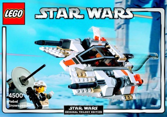 Notice / Instructions de Montage - LEGO - 4500 - Rebel Snowspeeder™: Page 1