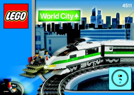 Notice / Instructions de Montage - LEGO - 4511 - High Speed Train: Page 1