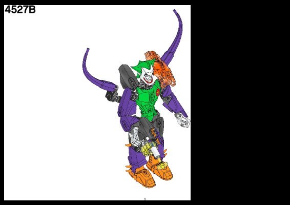 Notice / Instructions de Montage - LEGO - 4527 - The Joker: Page 1