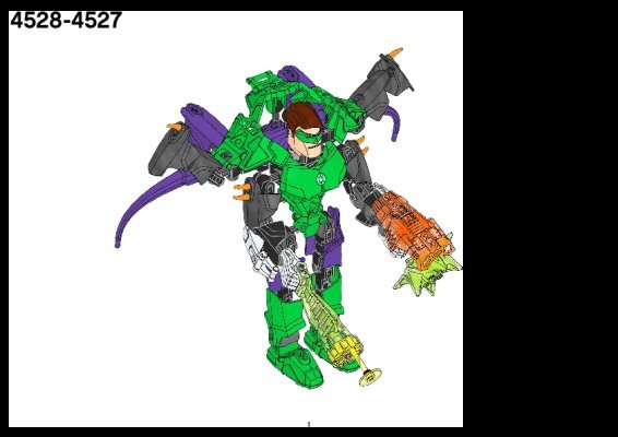 Notice / Instructions de Montage - LEGO - 4527 - The Joker: Page 1