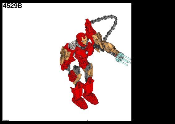 Notice / Instructions de Montage - LEGO - 4529 - Iron Man™: Page 1