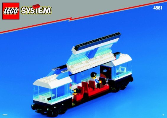 Notice / Instructions de Montage - LEGO - 4561 - Fast Passenger Train Set: Page 1