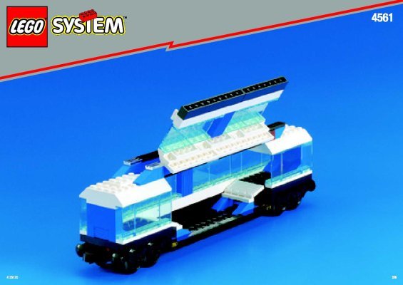 Notice / Instructions de Montage - LEGO - 4561 - Fast Passenger Train Set: Page 1