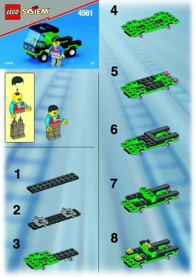 Notice / Instructions de Montage - LEGO - 4561 - Fast Passenger Train Set: Page 1