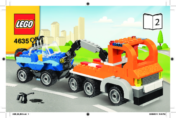 Notice / Instructions de Montage - LEGO - 4635 - Fun with Vehicles: Page 1