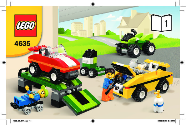 Notice / Instructions de Montage - LEGO - 4635 - Fun with Vehicles: Page 1