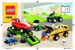 Notice / Instructions de Montage - LEGO - 4635 - Fun with Vehicles: Page 1