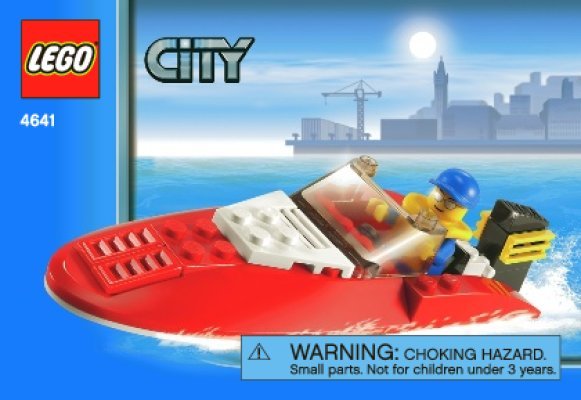 Notice / Instructions de Montage - LEGO - 4641 - Speed Boat: Page 1