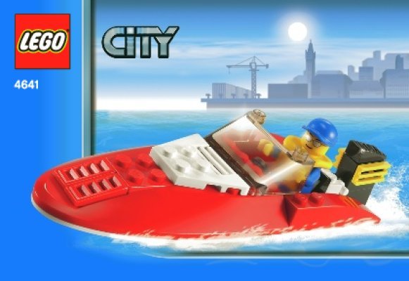 Notice / Instructions de Montage - LEGO - 4641 - Speed Boat: Page 1