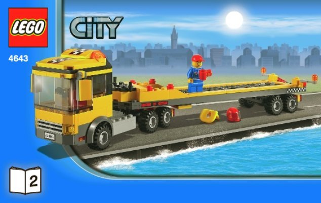 Notice / Instructions de Montage - LEGO - 4643 - Power Boat Transporter: Page 1