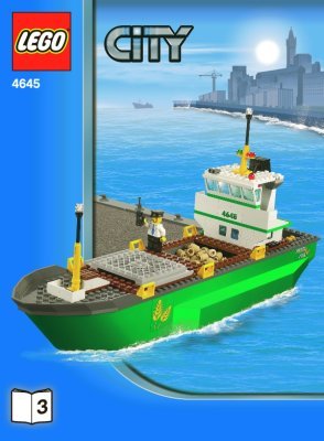 Notice / Instructions de Montage - LEGO - 4645 - Harbor: Page 1