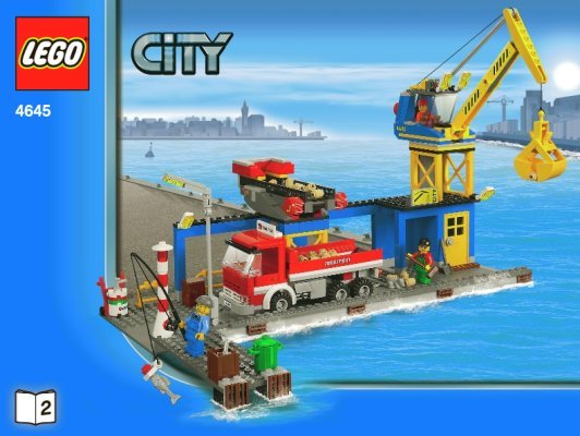 Notice / Instructions de Montage - LEGO - 4645 - Harbor: Page 1