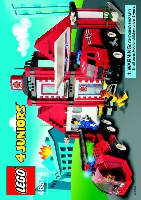 Notice / Instructions de Montage - LEGO - 4657 - Fire Squad HQ: Page 1