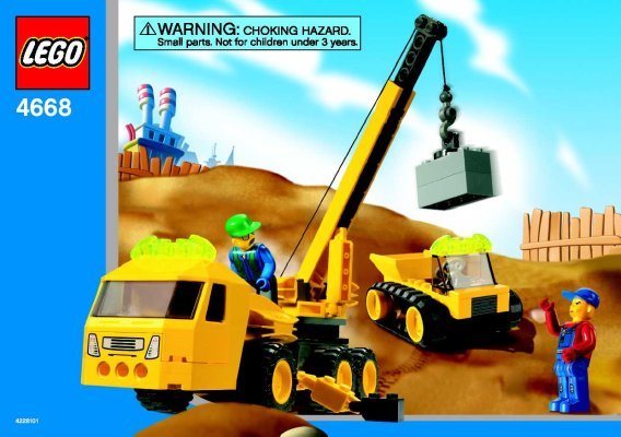 Notice / Instructions de Montage - LEGO - 4668 - Outrigger Construction Crane: Page 1