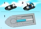 Notice / Instructions de Montage - LEGO - 4669 - Turbo-charged Police Boat: Page 2