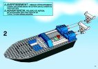 Notice / Instructions de Montage - LEGO - 4669 - Turbo-charged Police Boat: Page 3