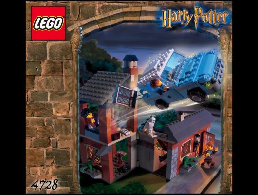 Notice / Instructions de Montage - LEGO - 4728 - Escape from Privet Drive: Page 1