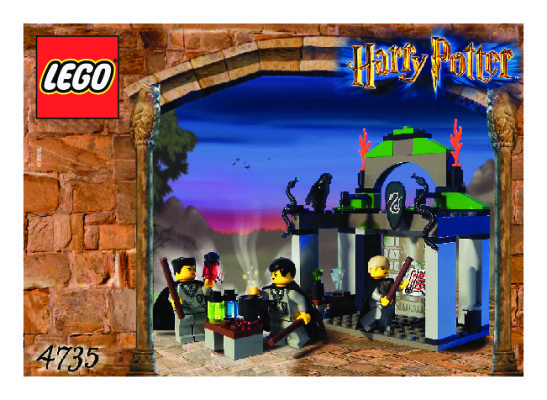 Notice / Instructions de Montage - LEGO - 4735 - Slytherin™: Page 1