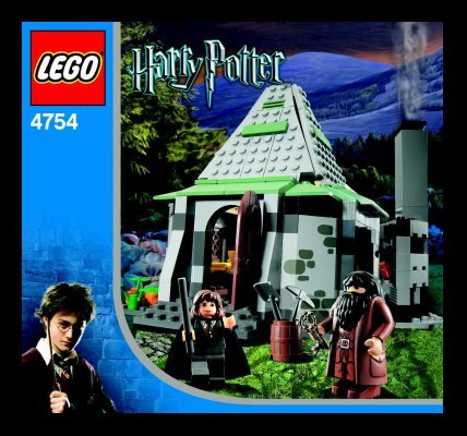 Notice / Instructions de Montage - LEGO - 4754 - Hagrid's Hut: Page 1