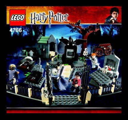 Notice / Instructions de Montage - LEGO - 4766 - Graveyard Duel: Page 1