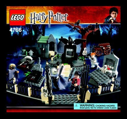 Notice / Instructions de Montage - LEGO - 4766 - Graveyard Duel: Page 1