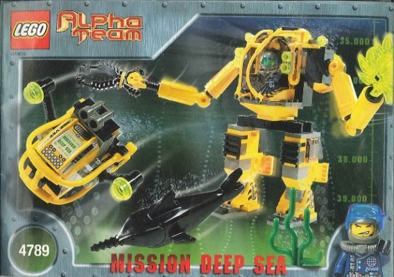 Notice / Instructions de Montage - LEGO - 4789 - AT Aquatic Mech: Page 1