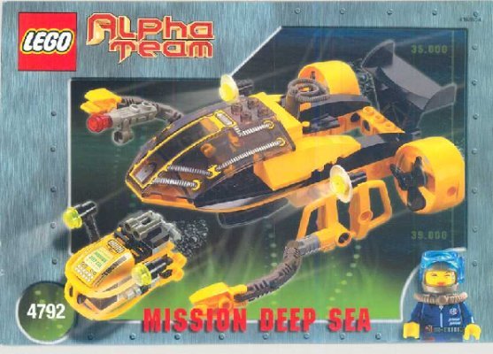 Notice / Instructions de Montage - LEGO - 4792 - AT Navigator and ROV: Page 1