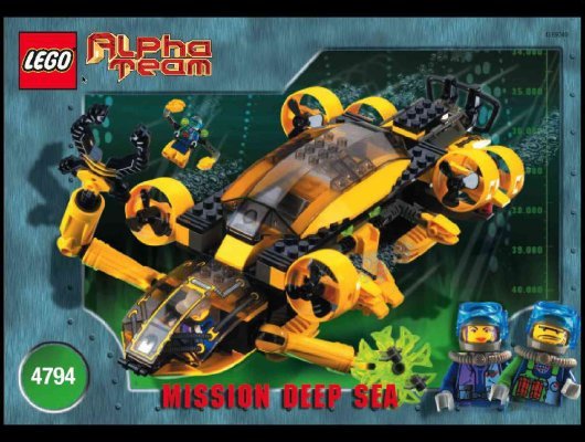 Notice / Instructions de Montage - LEGO - 4794 - AT Command Patrol: Page 1