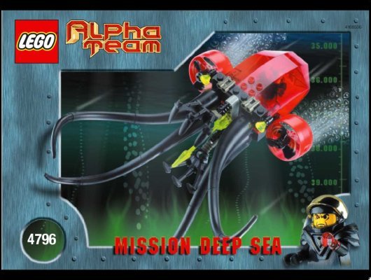 Notice / Instructions de Montage - LEGO - 4796 - Ogel Mutant Squid: Page 1