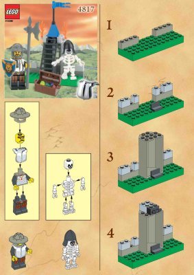 Notice / Instructions de Montage - LEGO - 4817 - DUNGEON: Page 1