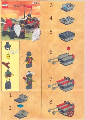 Notice / Instructions de Montage - LEGO - 4819 - REBEL CHARIOT: Page 1