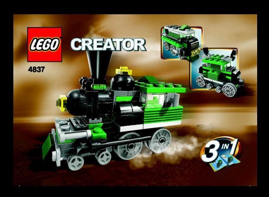 Notice / Instructions de Montage - LEGO - 4837 - Mini Trains: Page 1