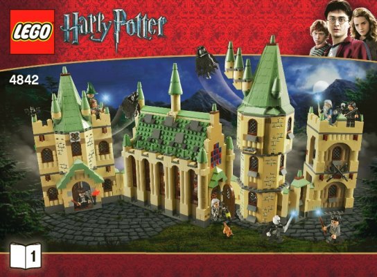 Notice / Instructions de Montage - LEGO - 4842 - Hogwarts Castle: Page 1