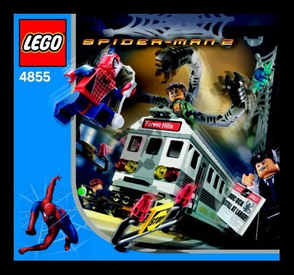 Notice / Instructions de Montage - LEGO - 4855 - Spider-Man's Train Rescue: Page 1