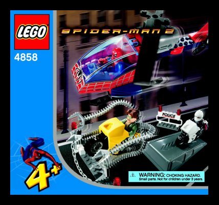 Notice / Instructions de Montage - LEGO - 4858 - Doc Ock's Crime Spree: Page 1