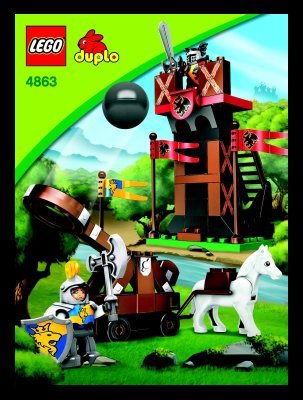 Notice / Instructions de Montage - LEGO - 4863 - Sentry & Catapult: Page 1