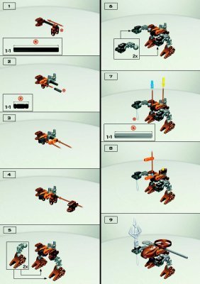 Notice / Instructions de Montage - LEGO - 4869 - Rahaga Pouks: Page 1