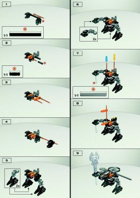 Notice / Instructions de Montage - LEGO - 4878 - Rahaga Bomonga: Page 1