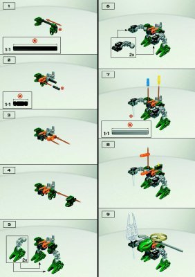 Notice / Instructions de Montage - LEGO - 4879 - Rahaga Iruini: Page 1