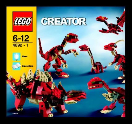 Notice / Instructions de Montage - LEGO - 4892 - Prehistoric Power: Page 1