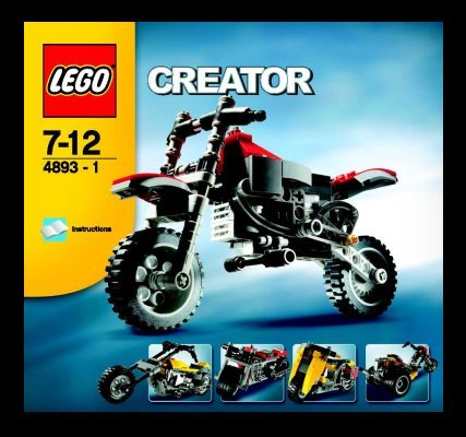 Notice / Instructions de Montage - LEGO - 4893 - Revvin' Riders: Page 1