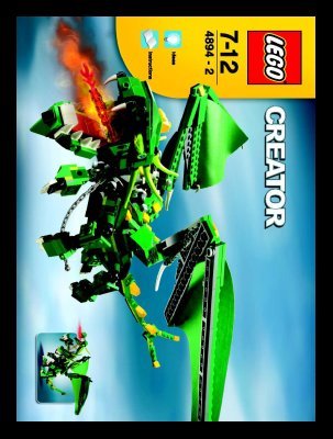 Notice / Instructions de Montage - LEGO - 4894 - Mythical Creatures: Page 1